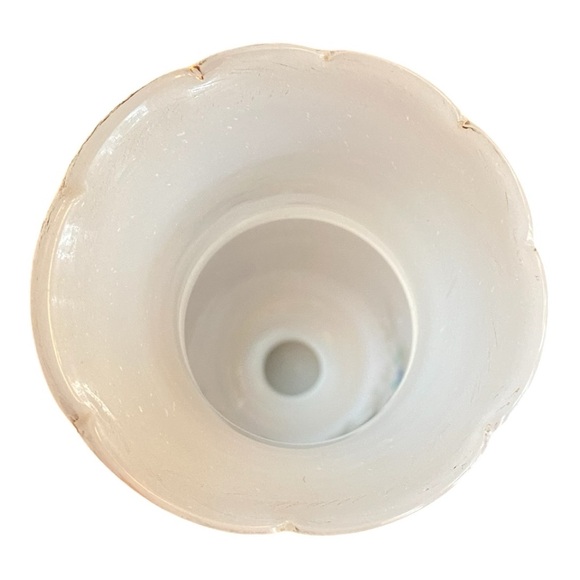 Antique Victorian Bristol Glass Vase - Picture 9 of 14